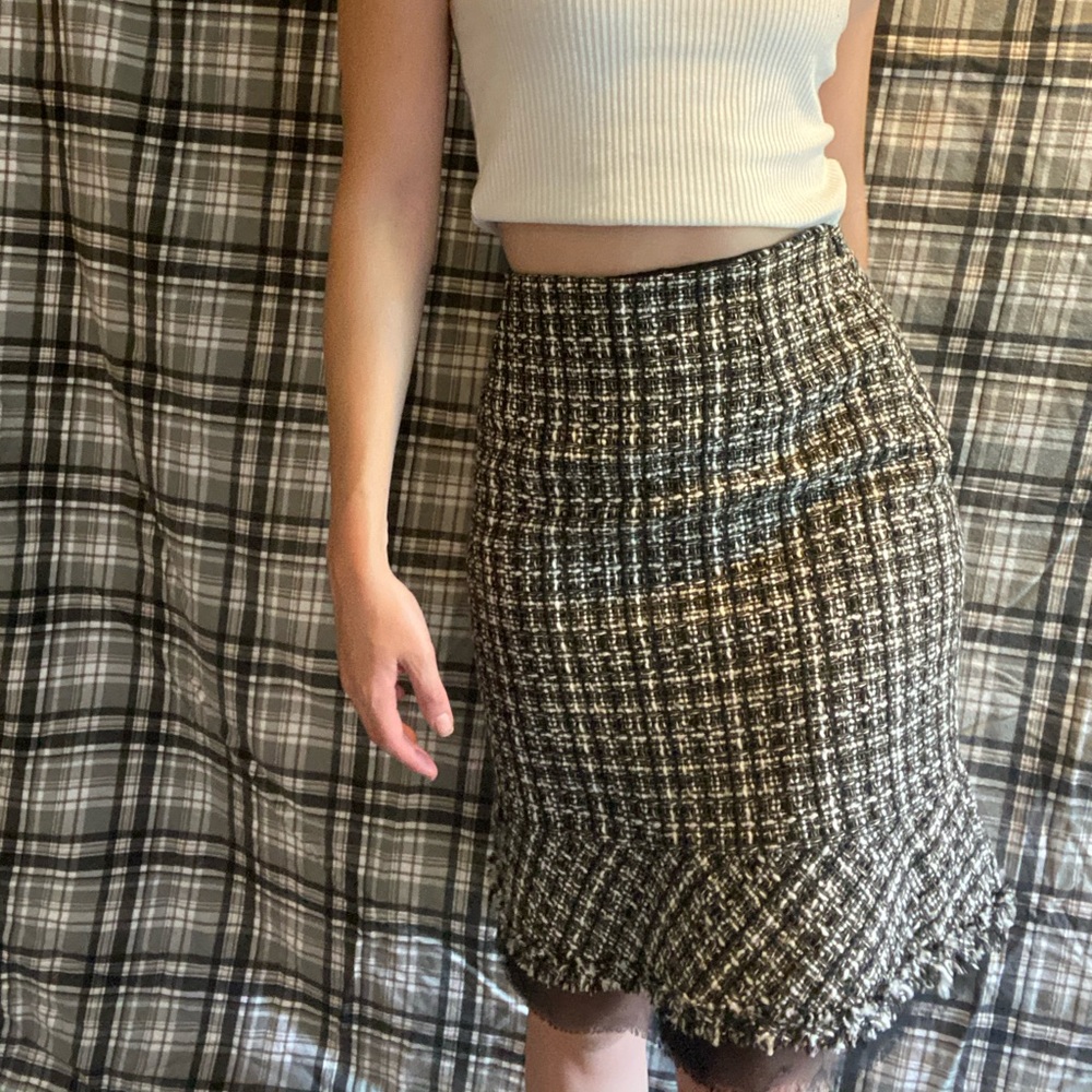 KNITTED MIDI SKIRT